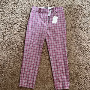 J. Crew size 6 Plaid Cameron Pants New with Tags